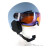 Alpina Zupo Visor Q-Lite Kinder Skihelm-Hell-Blau-48-52