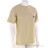 The North Face Mountain Logo Relaxed Pocket Herren T-Shirt-Beige-M
