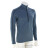 Ortovox 185 Rock´n`Wool Zip Neck Herren Funktionsshirt-Blau-XL