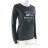 Super Natural Mountain Love LS Damen Shirt-Grau-S