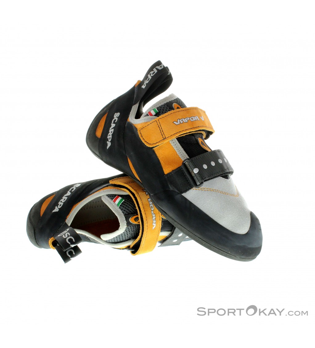 Scarpe Arrampicata SCARPA Vapor V Uomo - Tomaia In Microfibra, Suola Talyn, Chiusura A Strappo - Foto 3