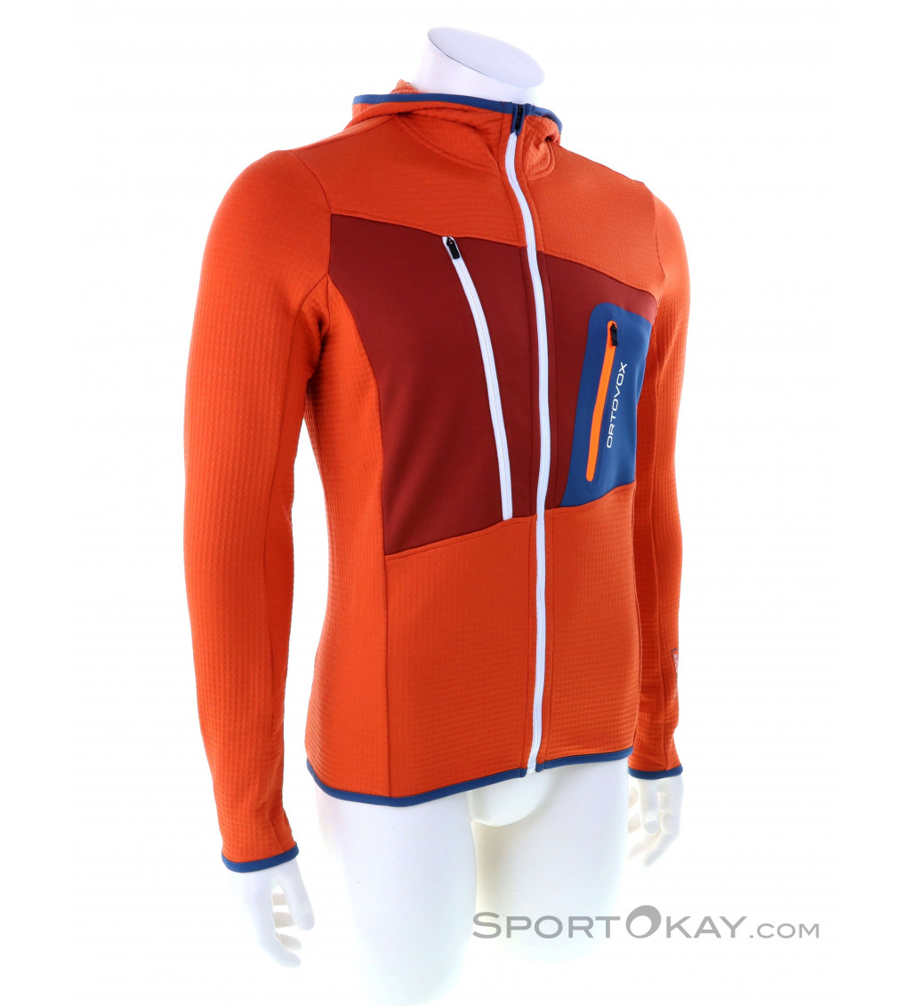 Ortovox Fleece Grid Hoody Uomo Giacca Fleece - Giacche