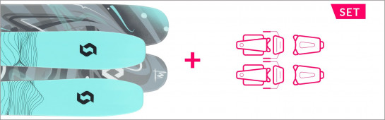 FREERIDE SKI SET 95-110mm