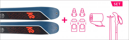 SKI TOURING SET K2 WAYBACK 84mm OFFER to -60%