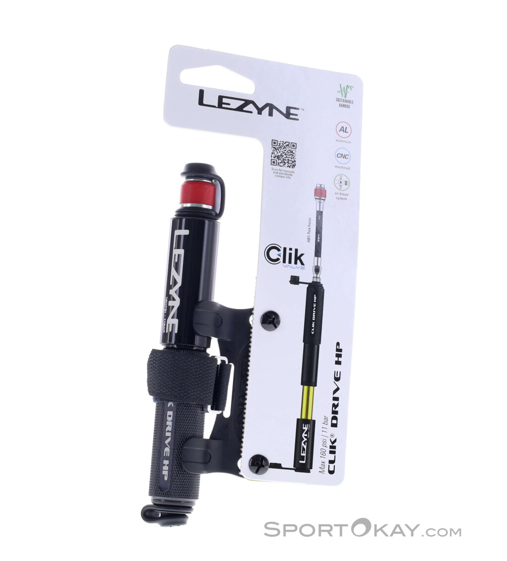 Lezyne CLIK Drive HP Mini Pump - Pump - Accessory - Bike - All