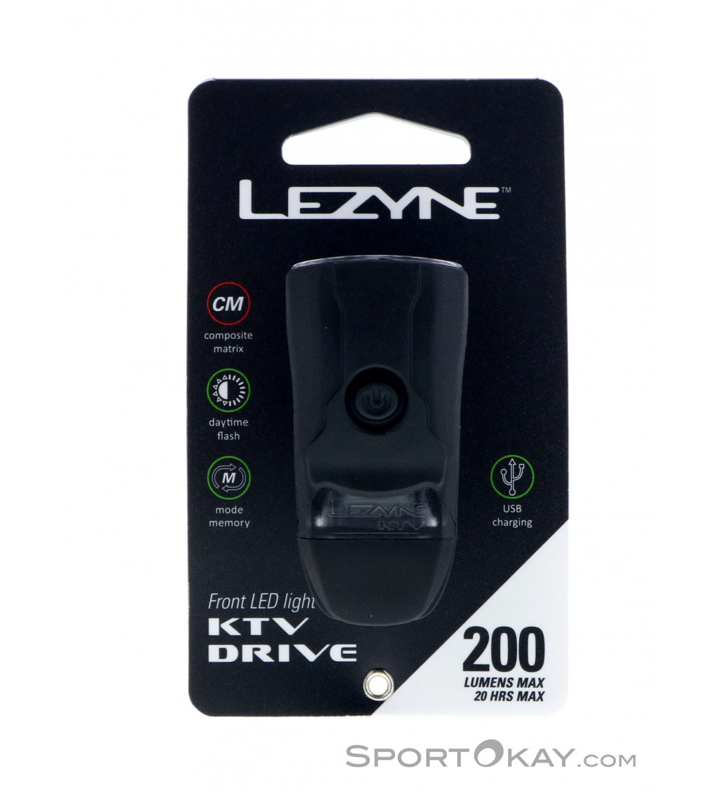Lezyne KTV Drive Front Bike Light Front Bike All
