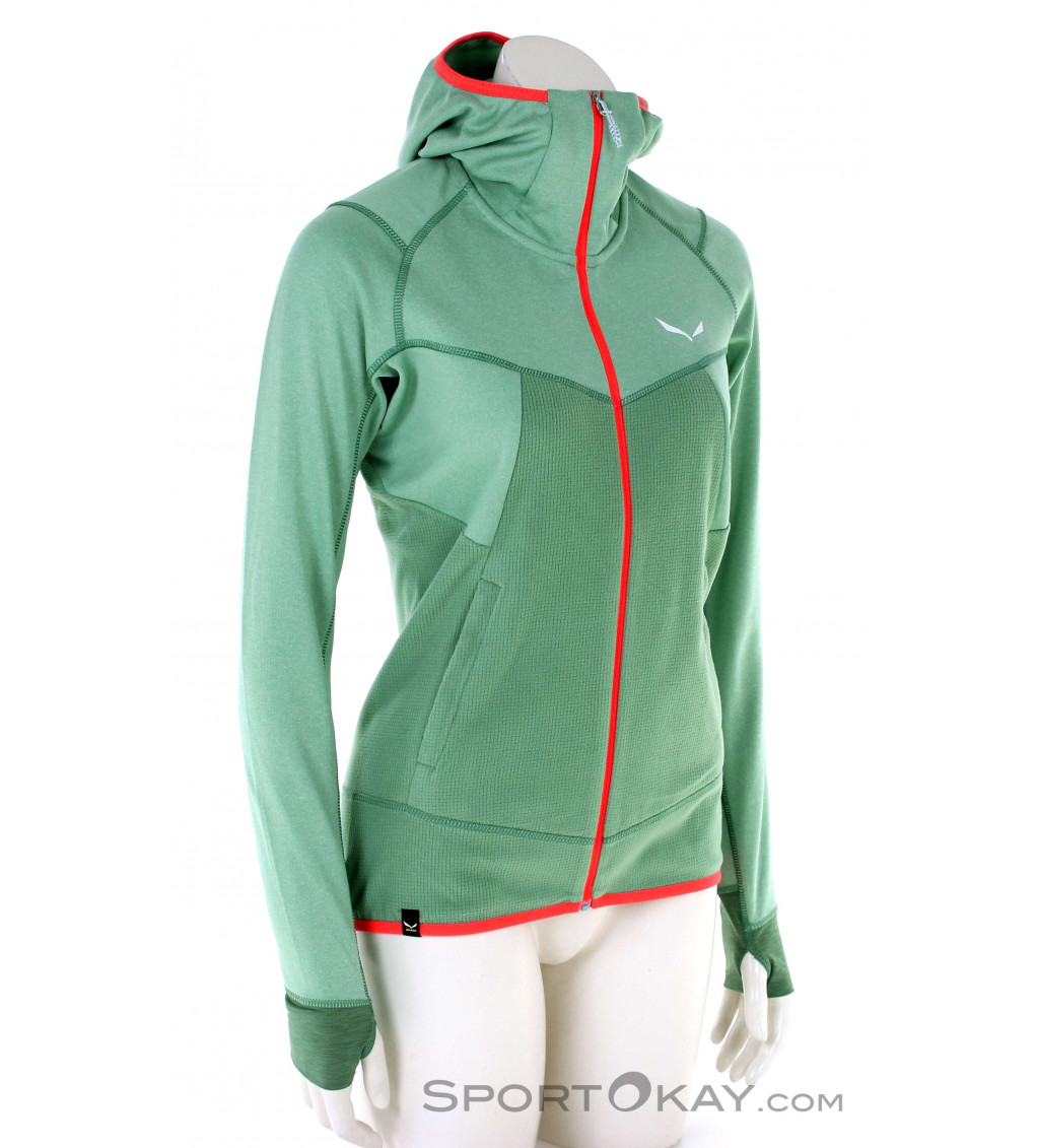 Womens Hoodie Salewa Puez Hybrid Polarlite Fleecejacke Salewa