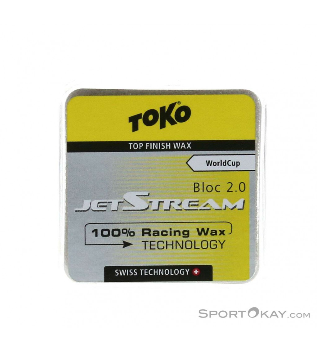 【toko】jetstream イエロー Toko JetStream Bloc 2.0 yellow 20g Wax - Wax - Ski Care - Ski
