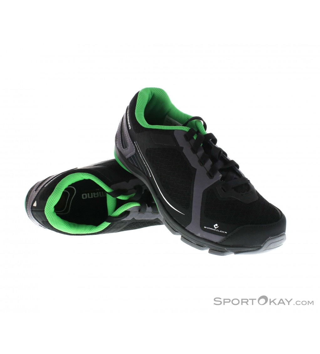SHIMANO SH-CT41サイクリングシューズ ブラック/グリーン25cm Shimano SH-CT41 Mens Biking Shoes - Mountain Bike - Biking