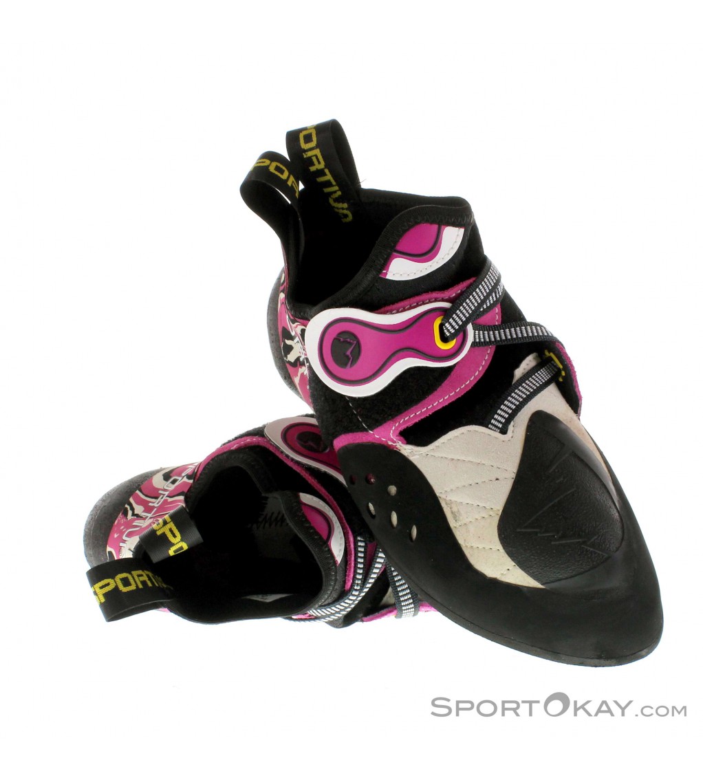 【中古】la sportiva solution Woman 33 La Sportiva Solution Women Climbing Shoes - Velcro Fastener