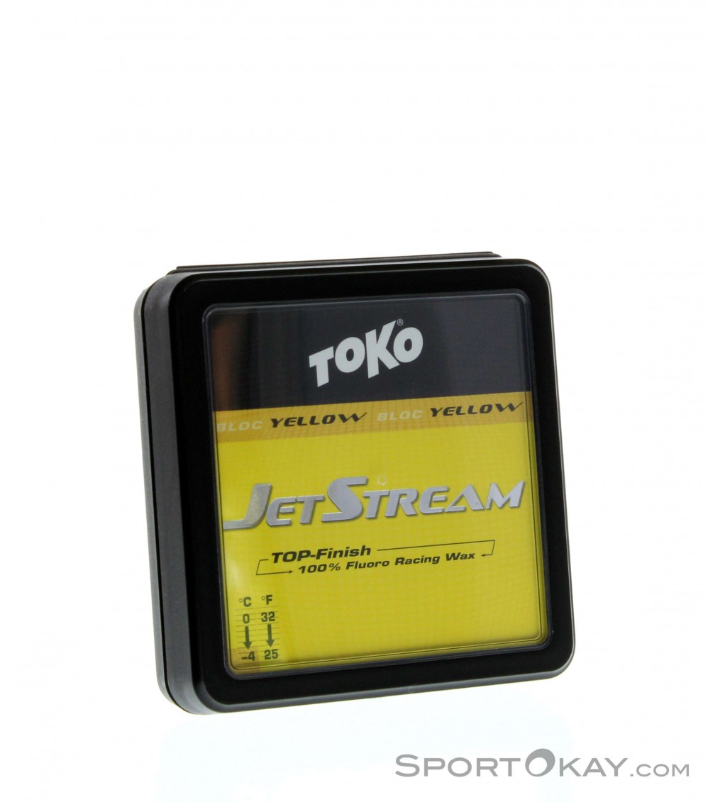 Toko JetStream Bloc yellow 20g Top Finish Pulver - Wax - Ski Care