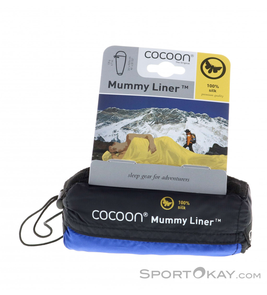 Cocoon Mummy Liner Silk Sleeping Bag - Sleeping Bags