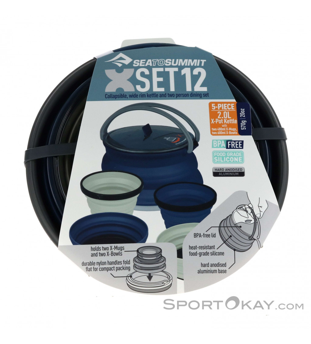 シートゥサミット・Xセット12 Sea to Summit X-Set 12 (5 pieces) \u2013 Canada Gear
