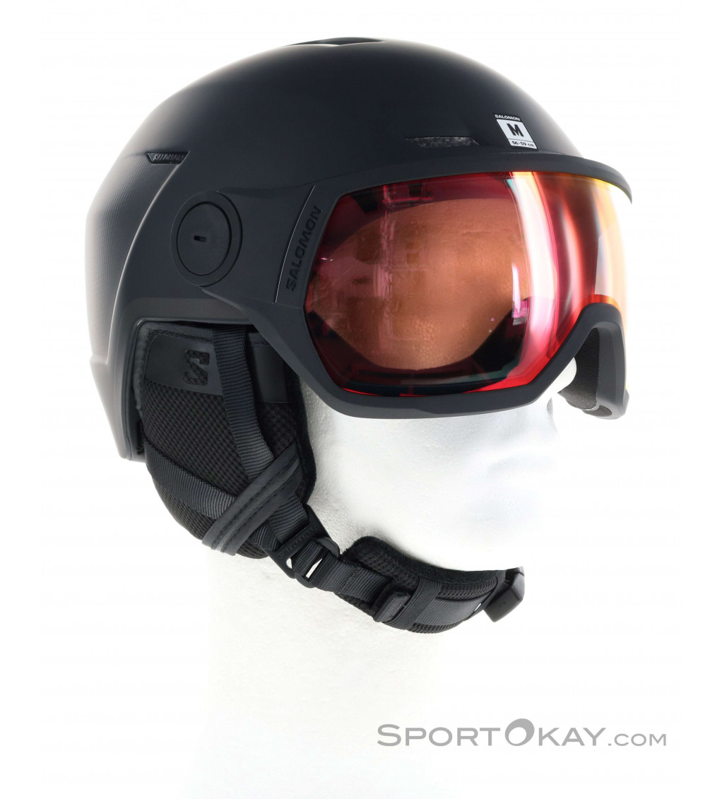 オープニング 大放出セール Helmet Ski Photo Visor LT Pioneer Salomon - Helmets Ski スキー・スノーボードアクセサリー