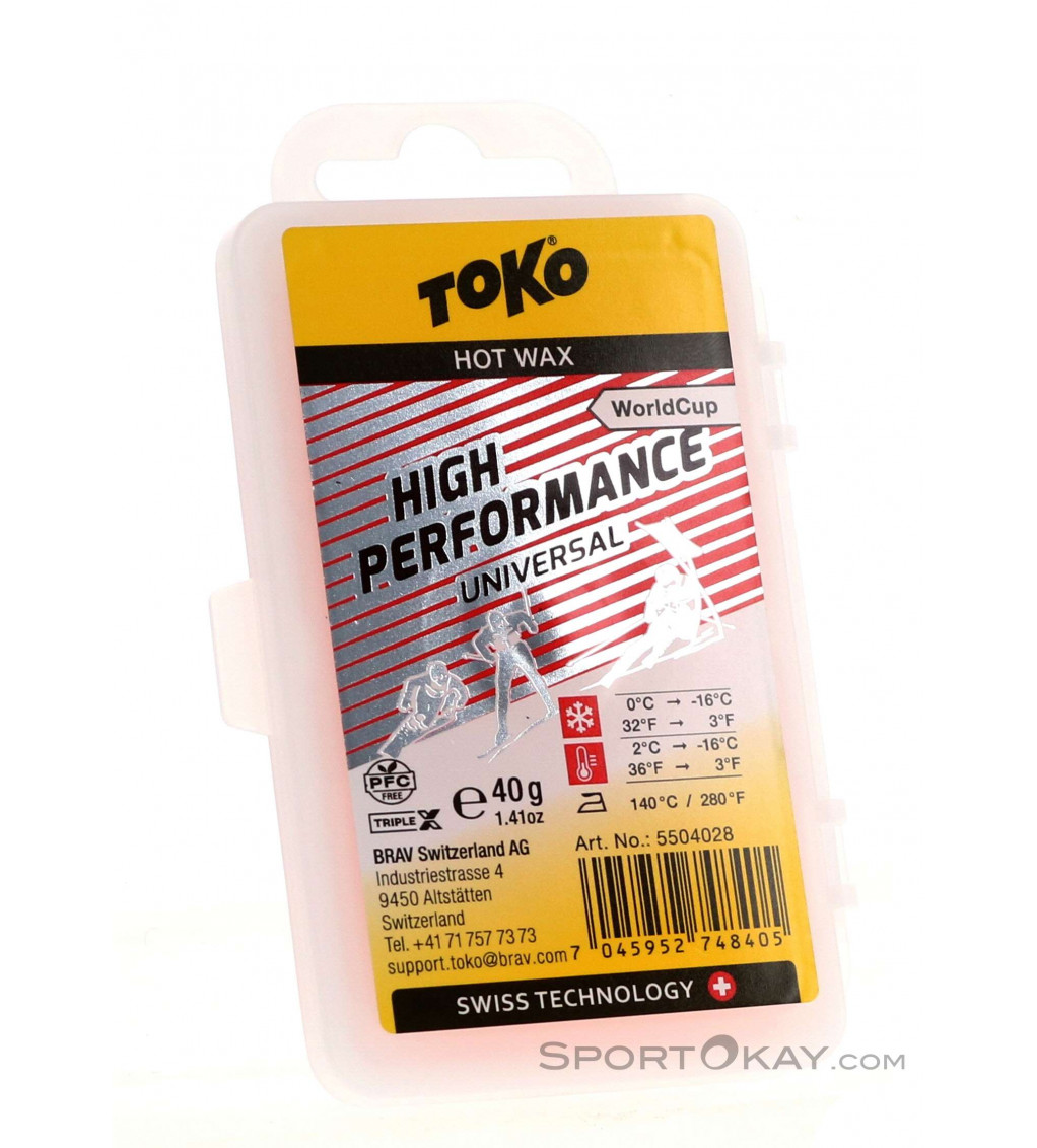 Toko World Cup High Performance Universal 40g Hot Wax