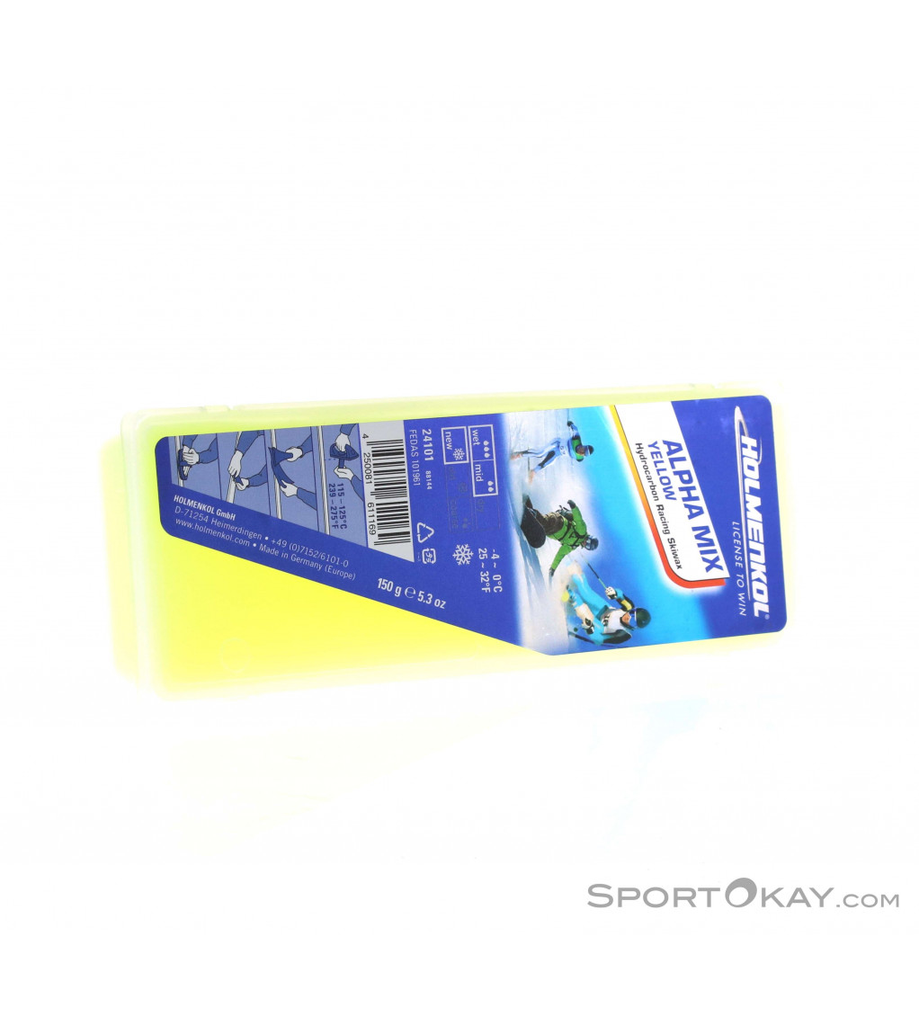 Holmenkol Alphamix WC yellow 150g Hot Wax