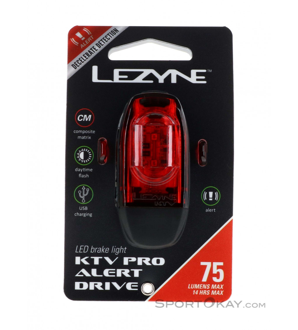 Lezyne KTV Pro Alert Drive Bike Light Rear Lights Accessory