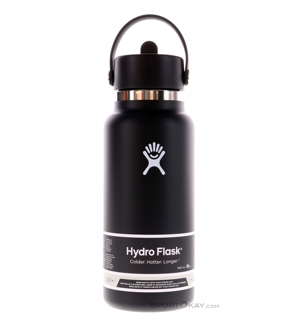 Hydro Flask 32oz Wide Mouth Flex Straw Cap 946ml Thermos Bottle