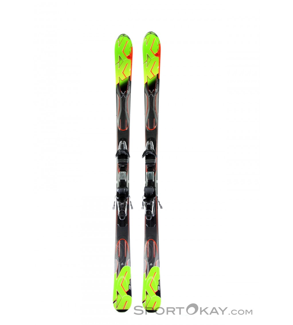 K2 AMP RAZOR + Marker Fastrak III Skiset 2013 - Alpine Skis