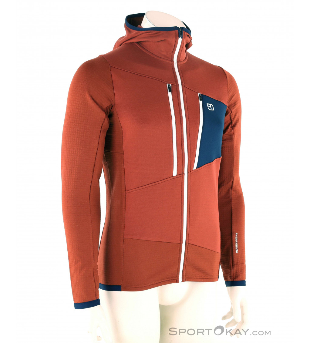 Ortovox Fleece Grid Hoody Mens Sweater Sweaters Outdoor