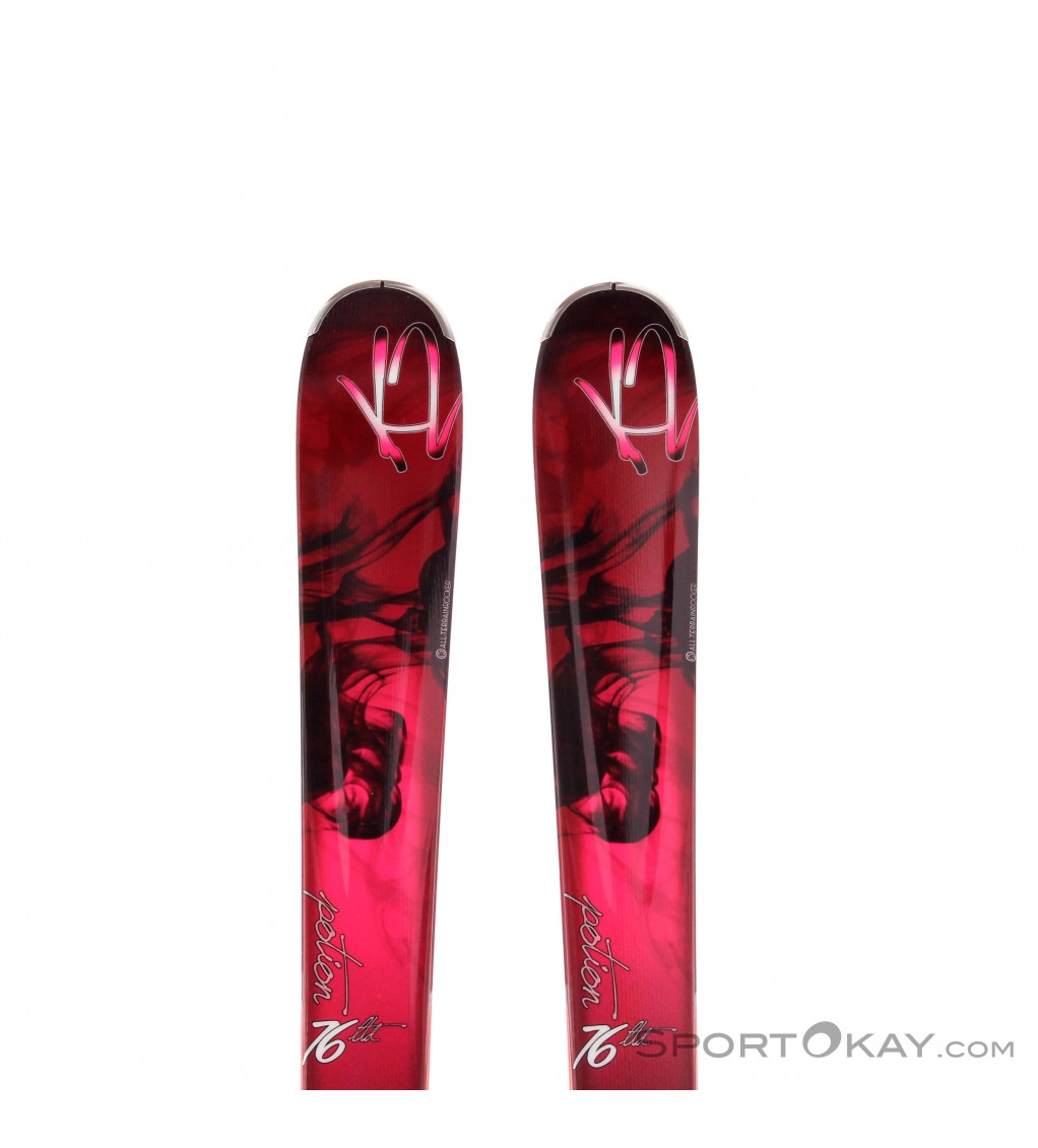 K2 Potion 76 Limited + Er3 10 Womens Ski Set 2015 - Alpine Skis