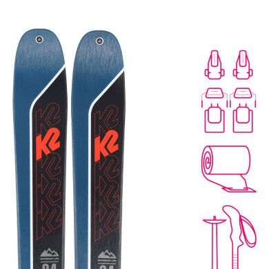 SKI TOURING SET K2 WAYBACK 84mm OFFER to -60%