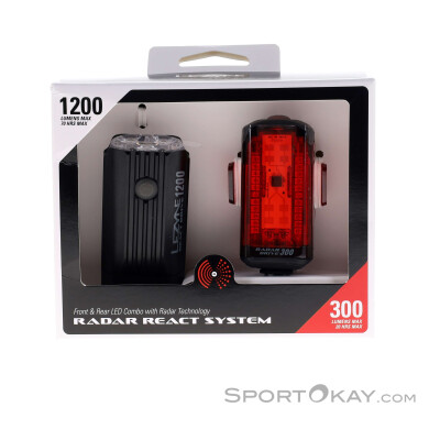 Lezyne Radar React System Bike Light Set