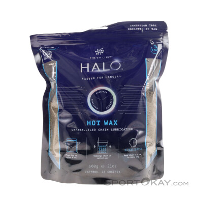 Finish Line Halo Hot Wax 600g Chain Lubricant
