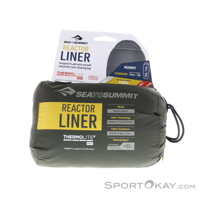 Sea to Summit Reactor Mummy Standard Hut Sleeping Bag/Inlett
