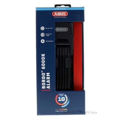 Abus Bordo Alarm 6000KA + Halterung 90cm Bike Lock