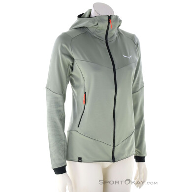 Salewa Sella Crevasse Hooded Women Fleece Jacket