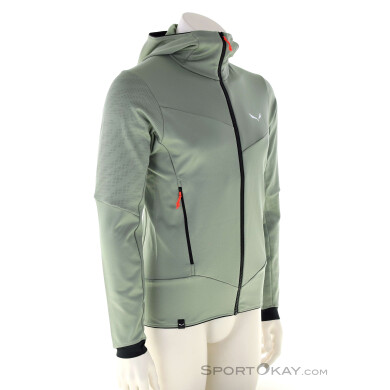Salewa Sella Crevasse Hooded Mens Fleece Jacket