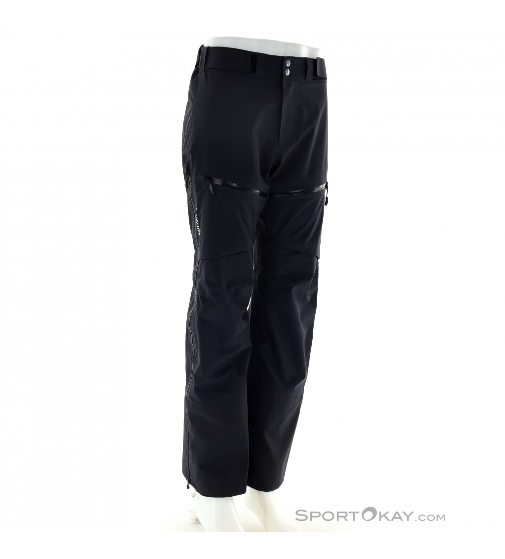 Vaude Pantalon Imperméable Homme - Drop II - Régulier - Noir/noir