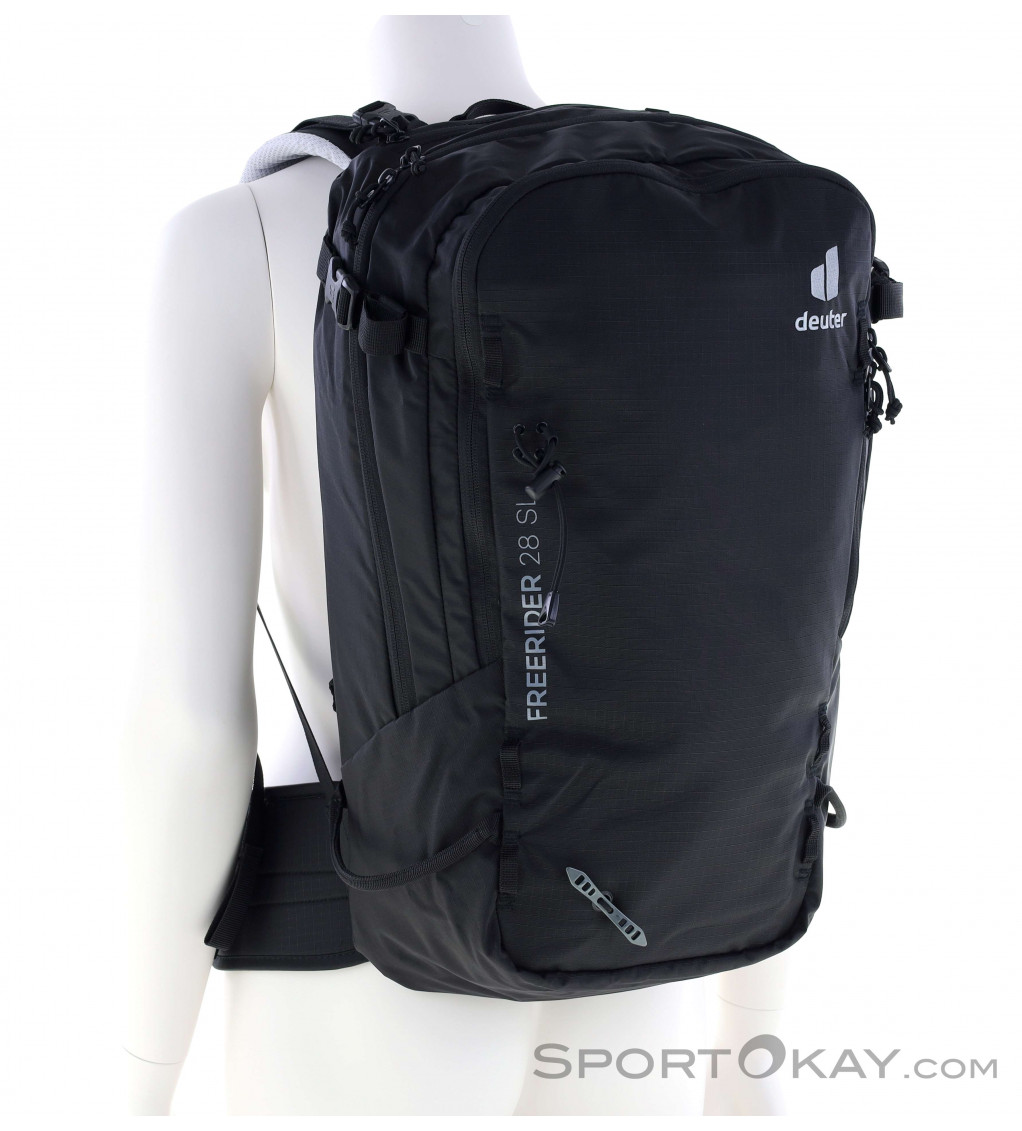 Deuter Freerider 28 SL Black Sacs à Dos Ski/snowboard