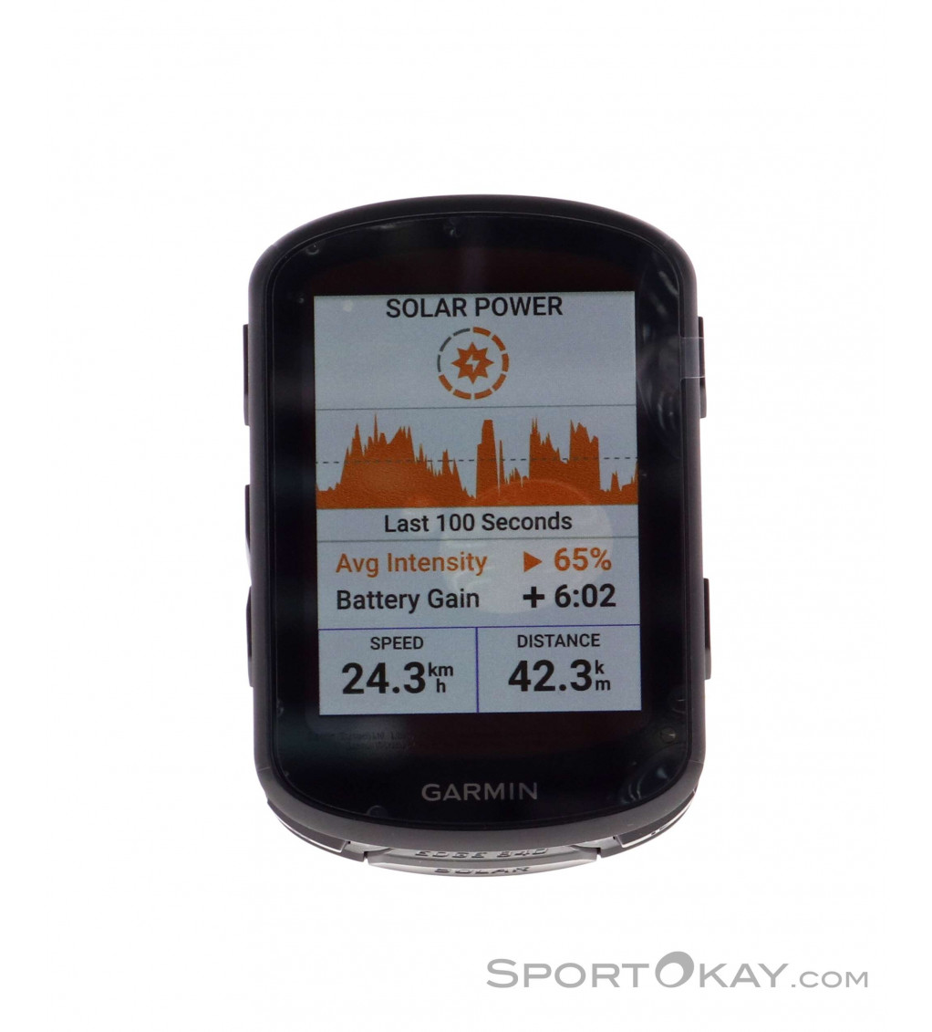 Garmin Edge 840 Solar Bike Computer - Ordinateur de vélo