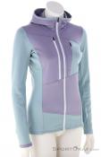 Ortovox Fleece Grid Hoody Damen Fleecejacke, Ortovox, Hell-Blau, , Damen, 0016-12003, 5638282774, 4255736205533, N1-01.jpg