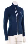 Ortovox Fleece Grid Damen Fleecejacke, Ortovox, Dunkel-Blau, , Damen, 0016-12239, 5638353811, 4251877776680, N1-01.jpg